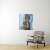 IJs en sneeuw | Winter Log Cabin Swiss Alps Wandkleed (In situ)