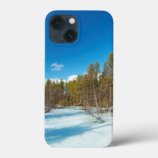 IJs en sneeuw | Winterlandschap Case-Mate iPhone Case (Achterkant)