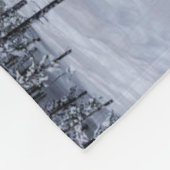 IJs en sneeuw | Winterlandschap in Finland Fleece Deken (Hoek)