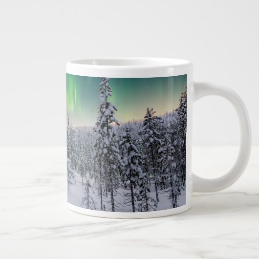 IJs en sneeuw | Winterlandschap in Finland Grote Koffiekop (Rechts)