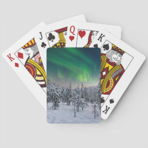 IJs en sneeuw   Winterlandschap in Finland Pokerkaarten