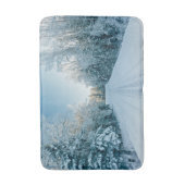 IJs en sneeuw | Winterweg Rusland, Siberië Badmat (Voorkant Verticaal)