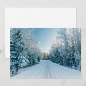 IJs en sneeuw | Winterweg Rusland, Siberië Bedankkaart (Voorkant / Achterkant)