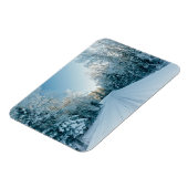 IJs en sneeuw | Winterweg Rusland, Siberië Magneet (Linkerzijde)