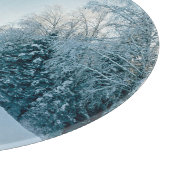 IJs en sneeuw | Winterweg Rusland, Siberië Snijplank (Hoek)