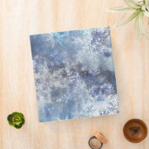 IJs en Sneeuwen, blauw kerstpatroon