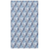 IJs en Sneeuwen, blauw kerstpatroon Tafelkleed (Voorkant)