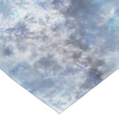 IJs en Sneeuwen, blauw kerstpatroon Tafelkleed (Gekanteld)