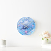 IJs en Snowflakes Winter Wonderland Sparkle, bevro Ronde Klok (Huis)