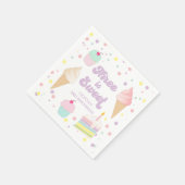 IJs en taart 3e verjaardag Servet (Hoek)