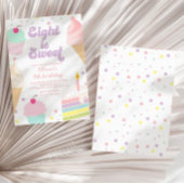 IJs en taart 8e verjaardag Kaart