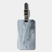 IJs en water op een strand, ijsland Bagagelabel (Voorkant verticaal)