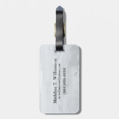 IJs en water op een strand, ijsland Bagagelabel (Achterkant verticaal)