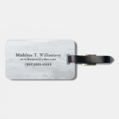 IJs en water op een strand, ijsland Bagagelabel (Achterkant horizontaal)