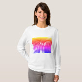 Ijs- en winterzon kunstmode t-shirt (Voorkant volledig)