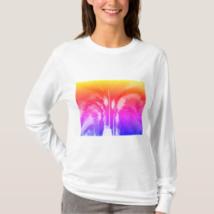 Ijs- en winterzon kunstmode t-shirt