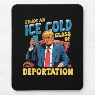 IJS Geniet van een ijskoud glas deportatie Muismat