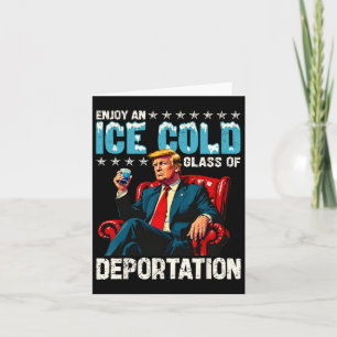 IJs geniet van een ijskoude golf van deportatie Kaart