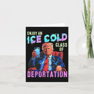 IJs geniet van een ijskoude golf van deportatie Kaart