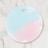 IJs geslacht onthullen dank u Bedankjes Labels (Achterkant)