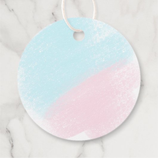 IJs geslacht onthullen dank u Bedankjes Labels (Achterkant)