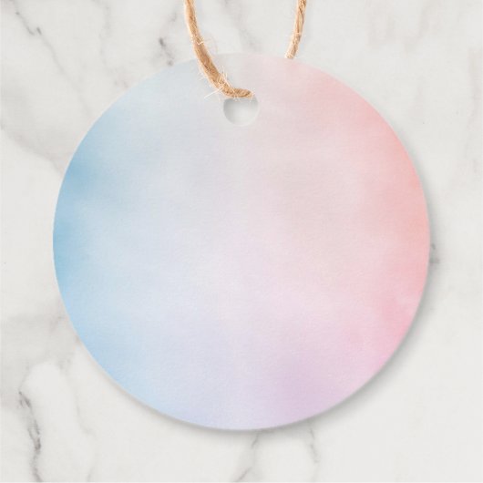 IJs Geslacht onthullen wat is de scoop Bedankjes Labels (Achterkant)