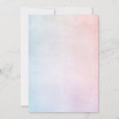 IJs Geslacht onthullen wat is de scoop Kaart (Achterkant)