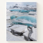 Ijs Gletsjerformaties In De Winter Notitieboek (Achterkant)