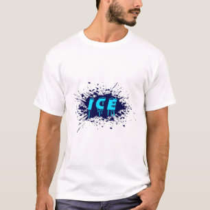 Ijs Graffiti Typografie Stedelijk Straatkunstontwe T-shirt