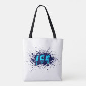 Ijs Graffiti Typografie Stedelijk Straatkunstontwe Tote Bag (Achterkant)