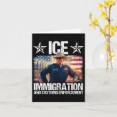 Ijs grappig Trump immigratie en douane handhaving Kaart (Gele Bloem)
