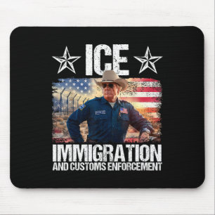 Ijs grappig Trump immigratie en douane handhaving Muismat