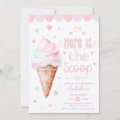 IJs Heres de scoop pastel 1e verjaardag Kaart (Voorkant)