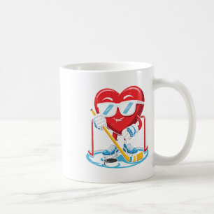 Ijs Hockey Jongens Mannen Grappige Hockey Hart Lie Koffiemok