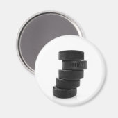 Ijs hockey puck... magneet (Voorkant / Achterkant)