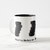 Ijs hockey puck ... mok (Voorkant links)