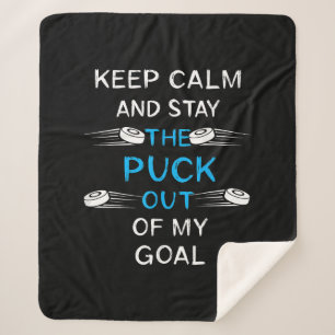 Ijs Hockey Puck Speel Ijshockey Winter Teamsport Sherpa Deken