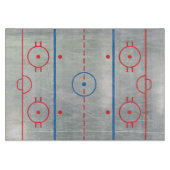(IJs) Hockey Rink Ice Cutting Board Snijplank (Voorkant)