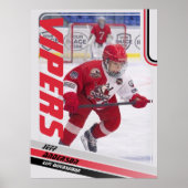 Ijs Hockey Ruilkaart Poster (Voorkant)
