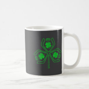 Ijs Hockey Shamrock Klaver St Patricks Dag Speler  Koffiemok