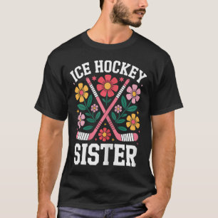Ijs Hockey Zus Grappig Ijs Hockey T-shirt