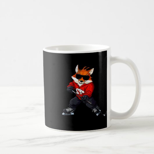 Ijs-hockeyspeler van de Vos  Koffiemok (Rechts)