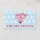 Ijs hoorntjes | Snoepjes Visitekaartje (Voorkant)