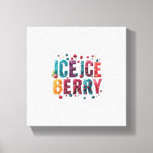 IJs, Ice Berry Canvas Afdruk (Voorkant)