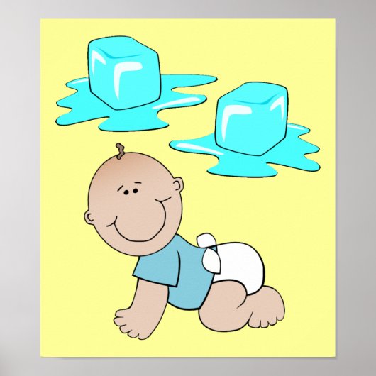 Ijs Ijs Baby Grappige Poster (Voorkant)