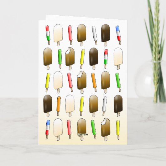 IJs & ijsjes Kaart (Achterkant)