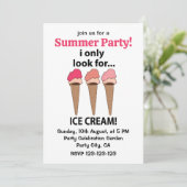 IJs Ik zoek alleen ijs Kaart (Staand voorkant)