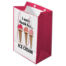 IJs Ik zoek alleen ijs Medium Cadeauzakje