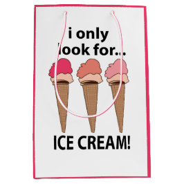 IJs Ik zoek alleen ijs Medium Cadeauzakje