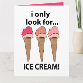 Ijs Ik zoek alleen naar ijs Kaart